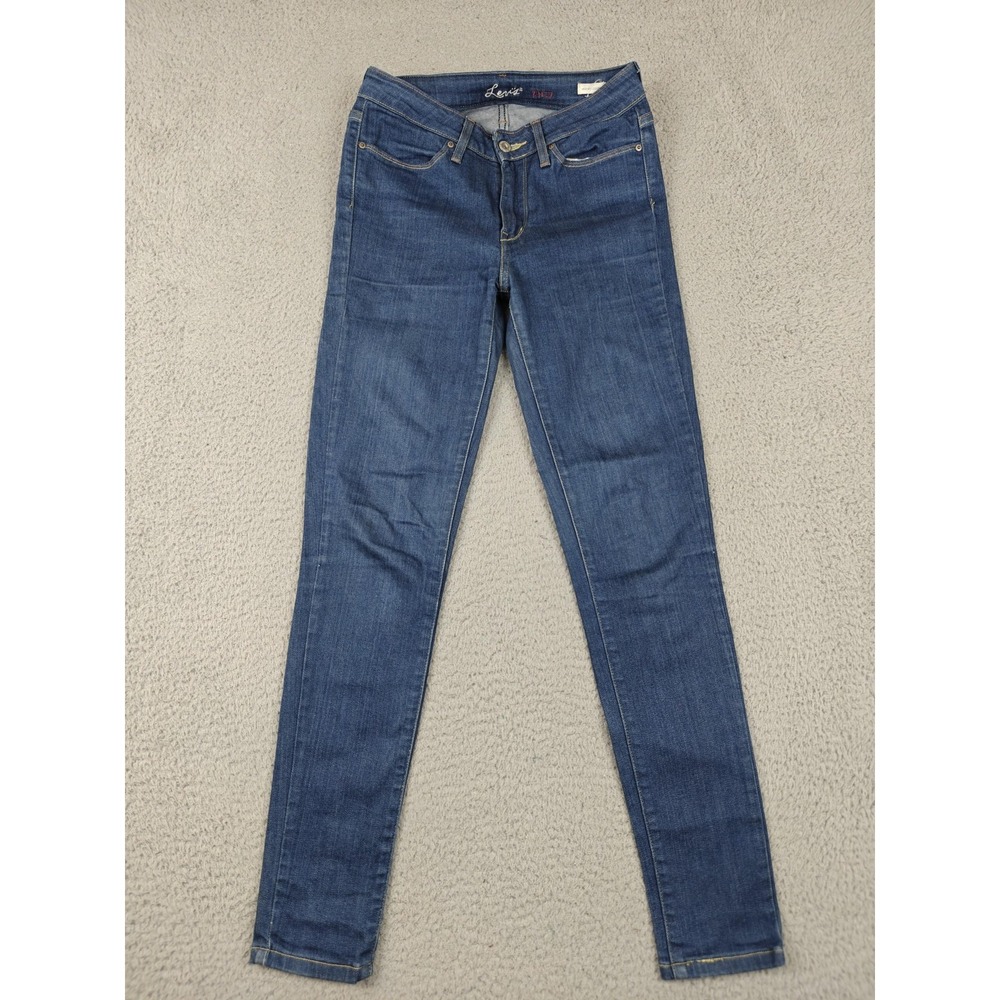 Levi's High Rise Jegging Jeans Womens 27x30 Blue Med Wash Slim Stretch Denim